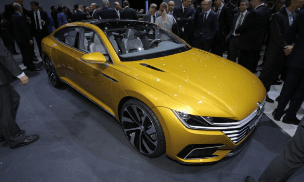 VW Passat Sport Coupe GTE 2015 Geneva Motor Show.